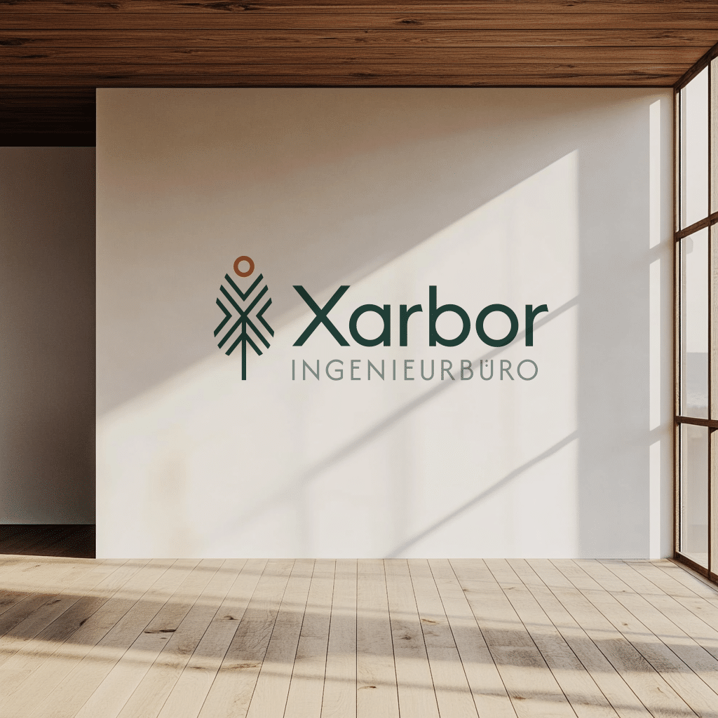 Mockup Xarbor Logo Wand